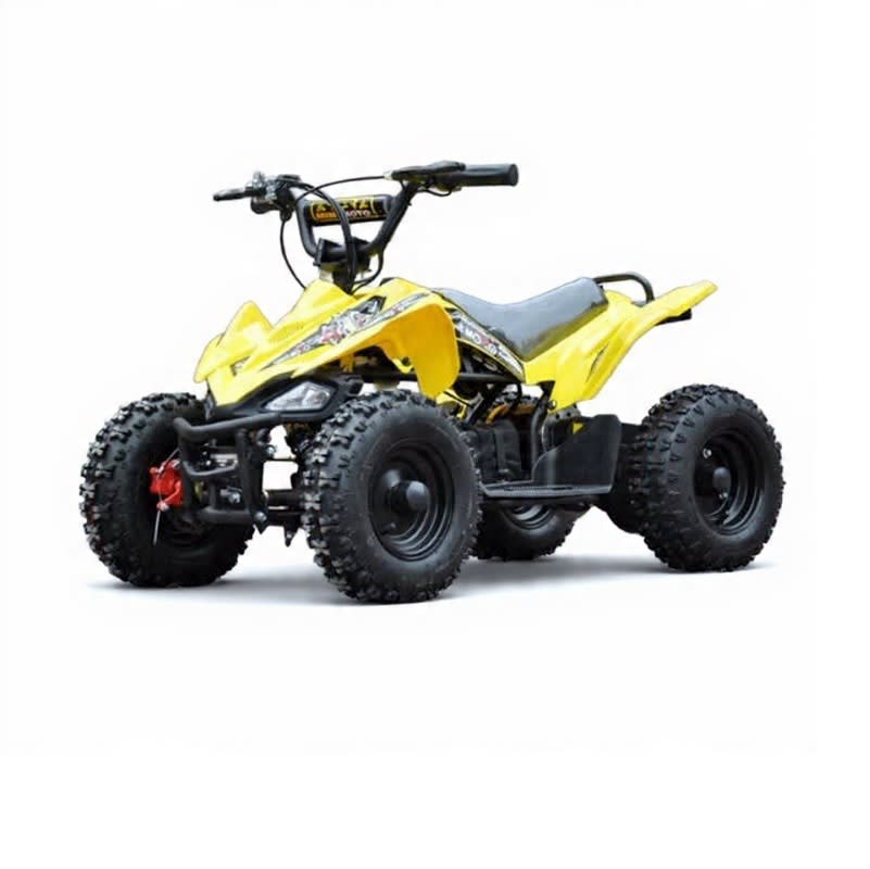 Mini Moto atv 49cc 2T aro 6 Cuadrimoto Amarillo 2