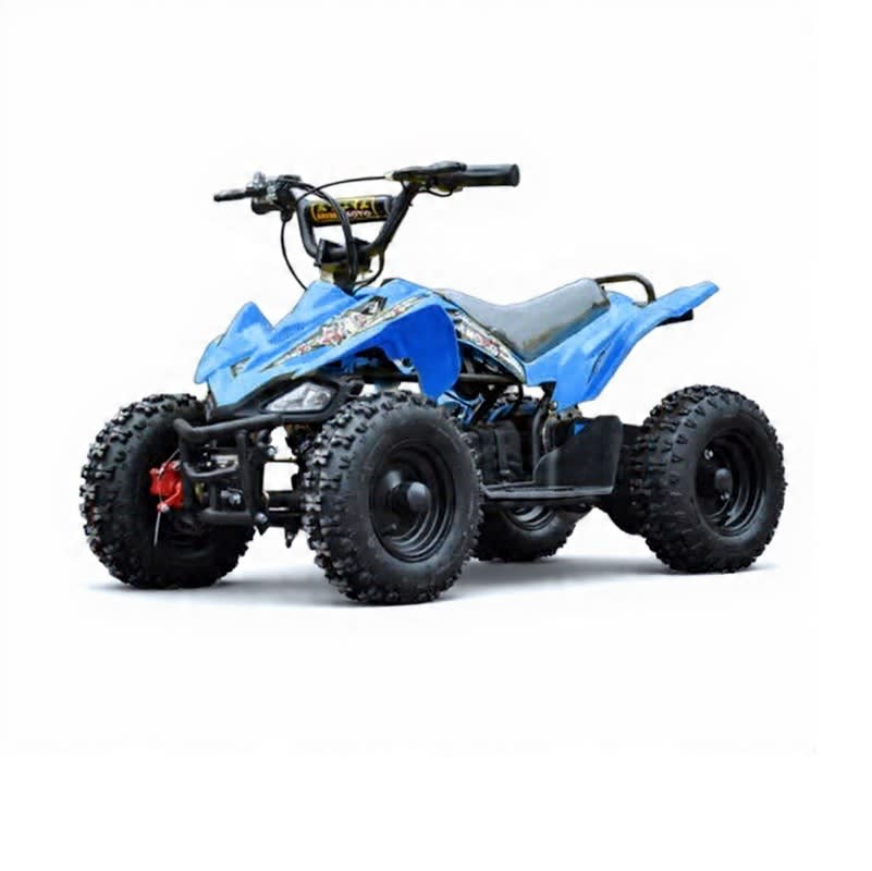 Mini Moto atv 49cc 2T aro 6 Cuadrimoto Azul 2