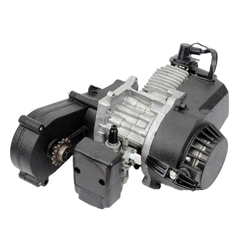 Motor 49cc 2T Partida Normal AN c/Reductor AN 11T y Filtro Plast8