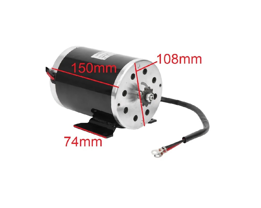 Motor Brush Eléctrico 36VDC 1000W3