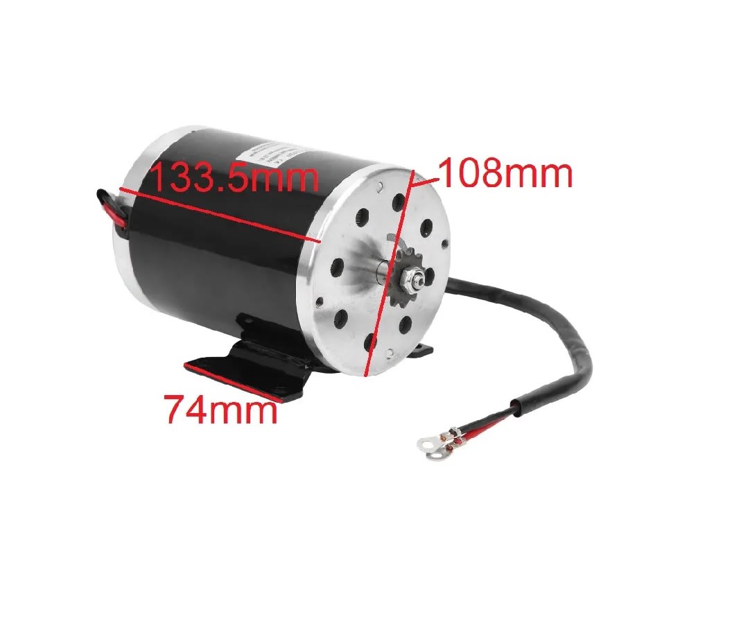 Motor Brush Eléctrico 36VDC 500W3