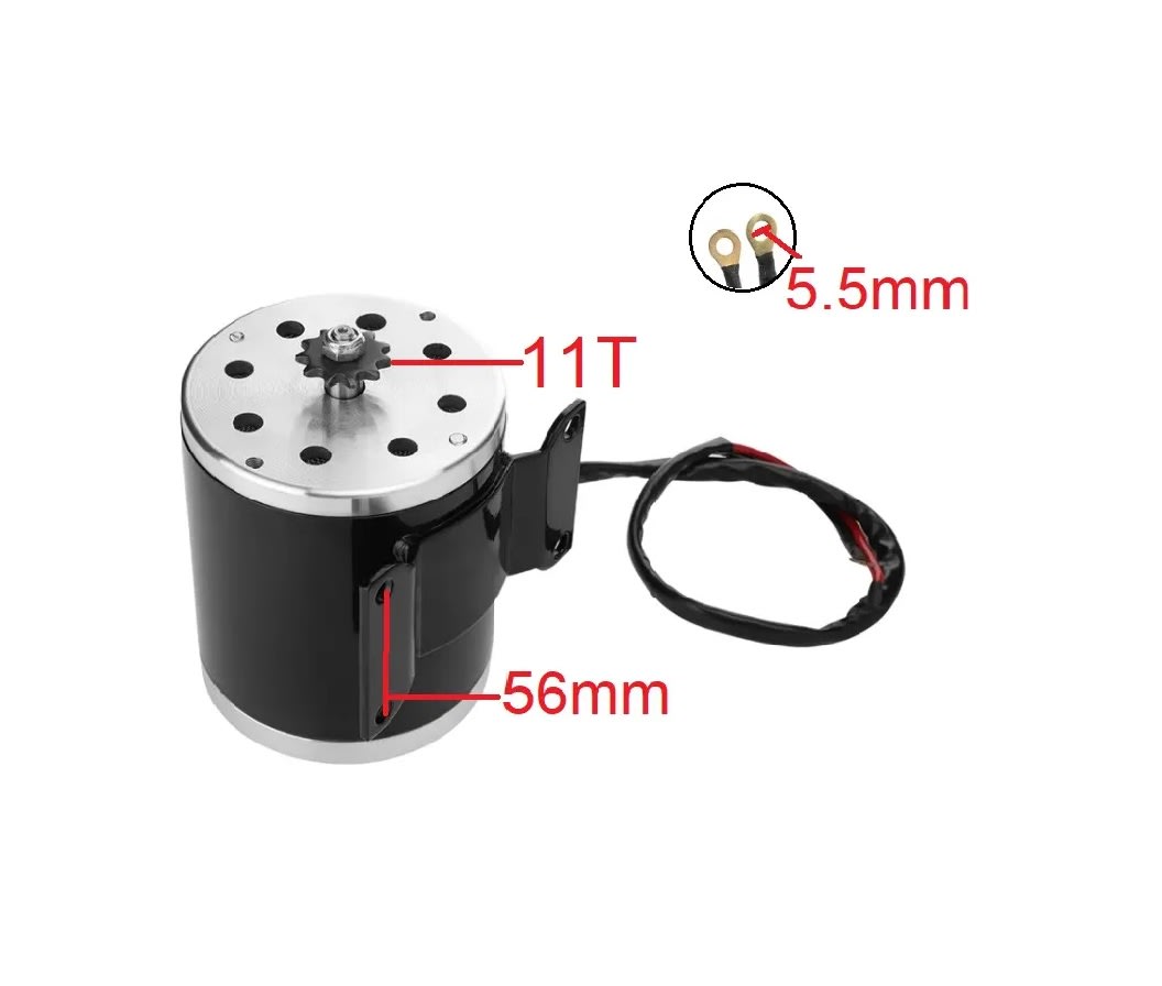 Motor Brush Eléctrico 36VDC 500W4