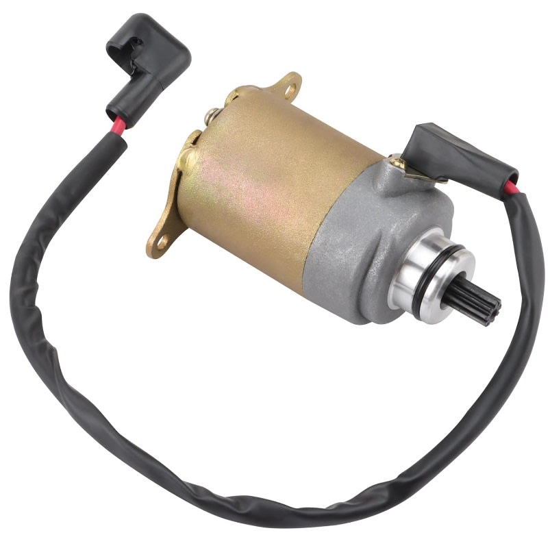 Motor De Partida Moto Scooter Con Cable3