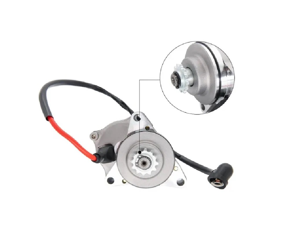 Motor De Partida Moto Atv 50-70-90-125cc 4t C/cable2