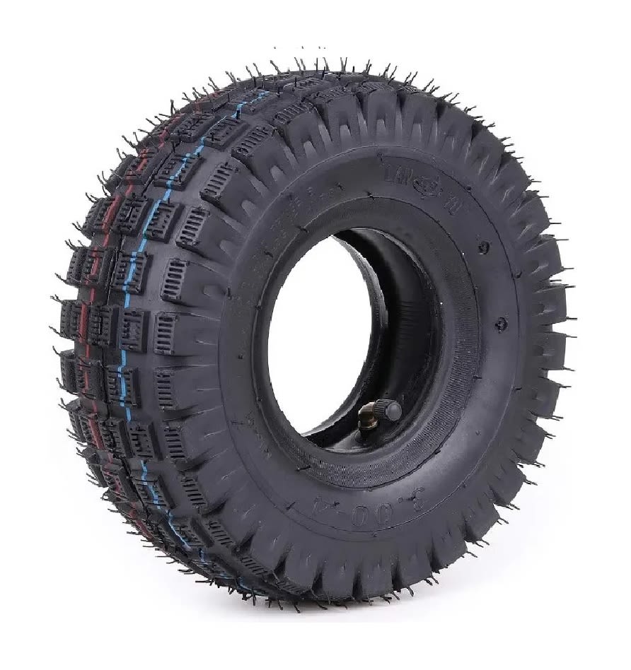 Neumático 04D 3.00-4 4P.R. LAN YU 1060 con Cámara3