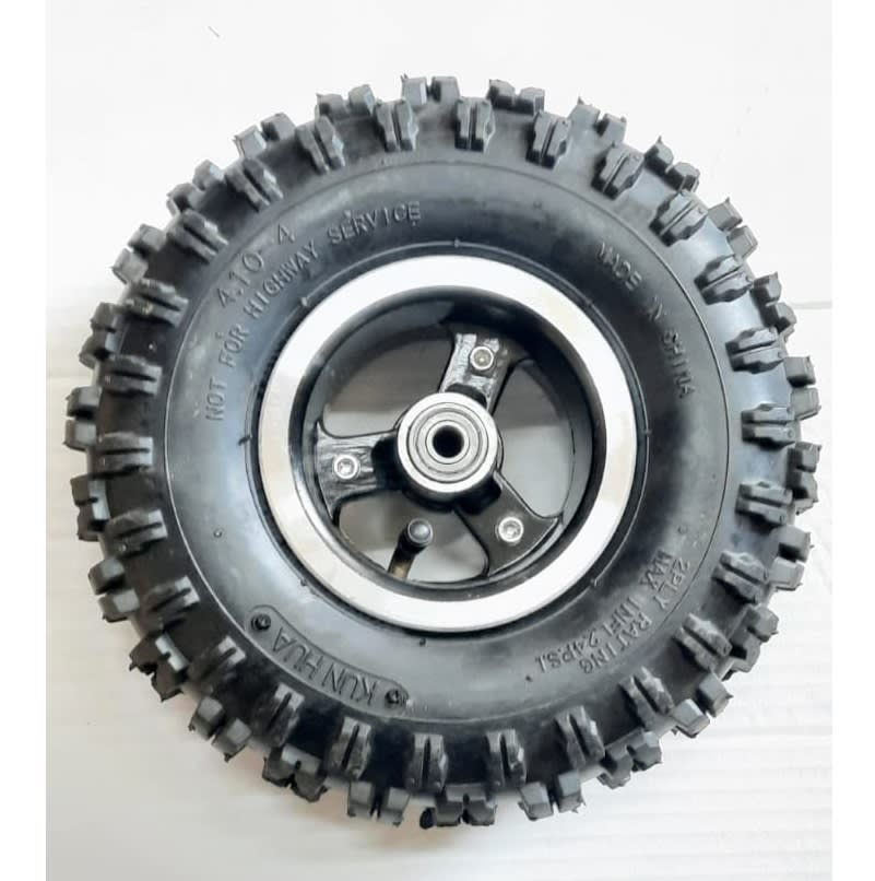 Neumático 04D 4.10-4 2Ply con Llanta Delantera Moto ATV Scooter2