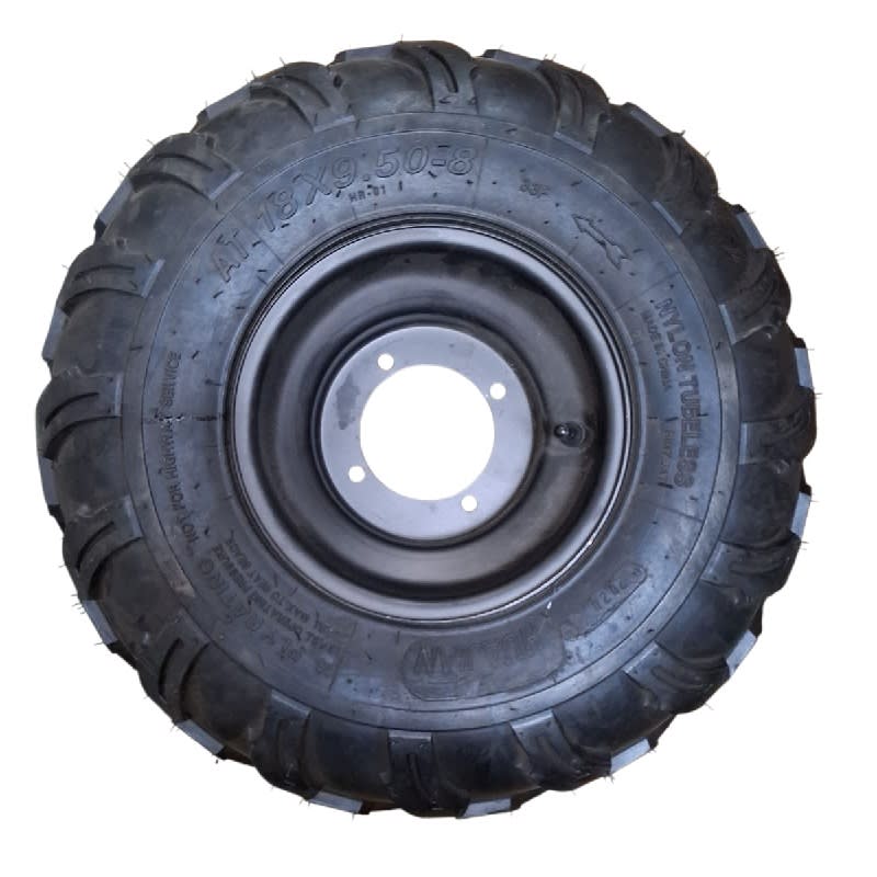 Neumático 08D AT 18x9.5-8 F33 con Llanta Negra2