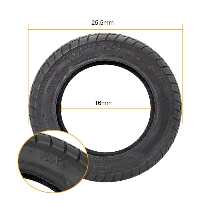 Neumático 10 x 2 P1237 Best Scooter Xiaomi Wanda4