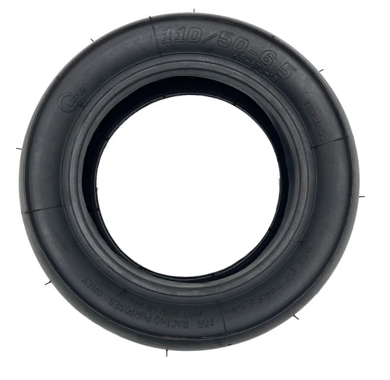 Neumático 06.5D 110/50-6.5 Tubeless Carrera Liso Mini Pocket Bike Trasero2