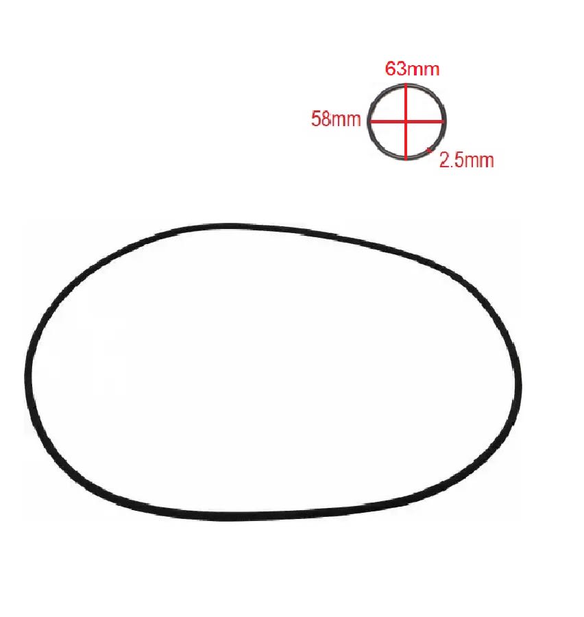 O-Ring Goma 58x63x2.5mm2