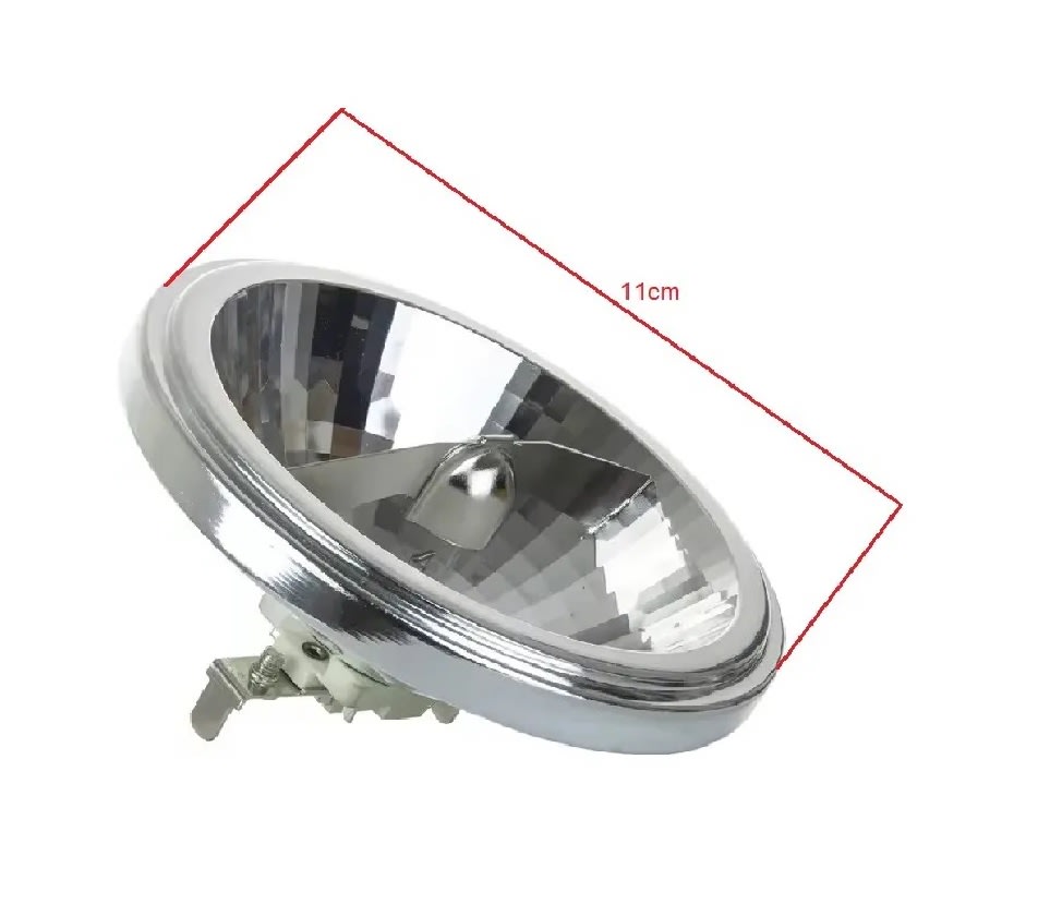 Pack 6 Lámparas Alógenas HL111 12V G53 24° 50W3