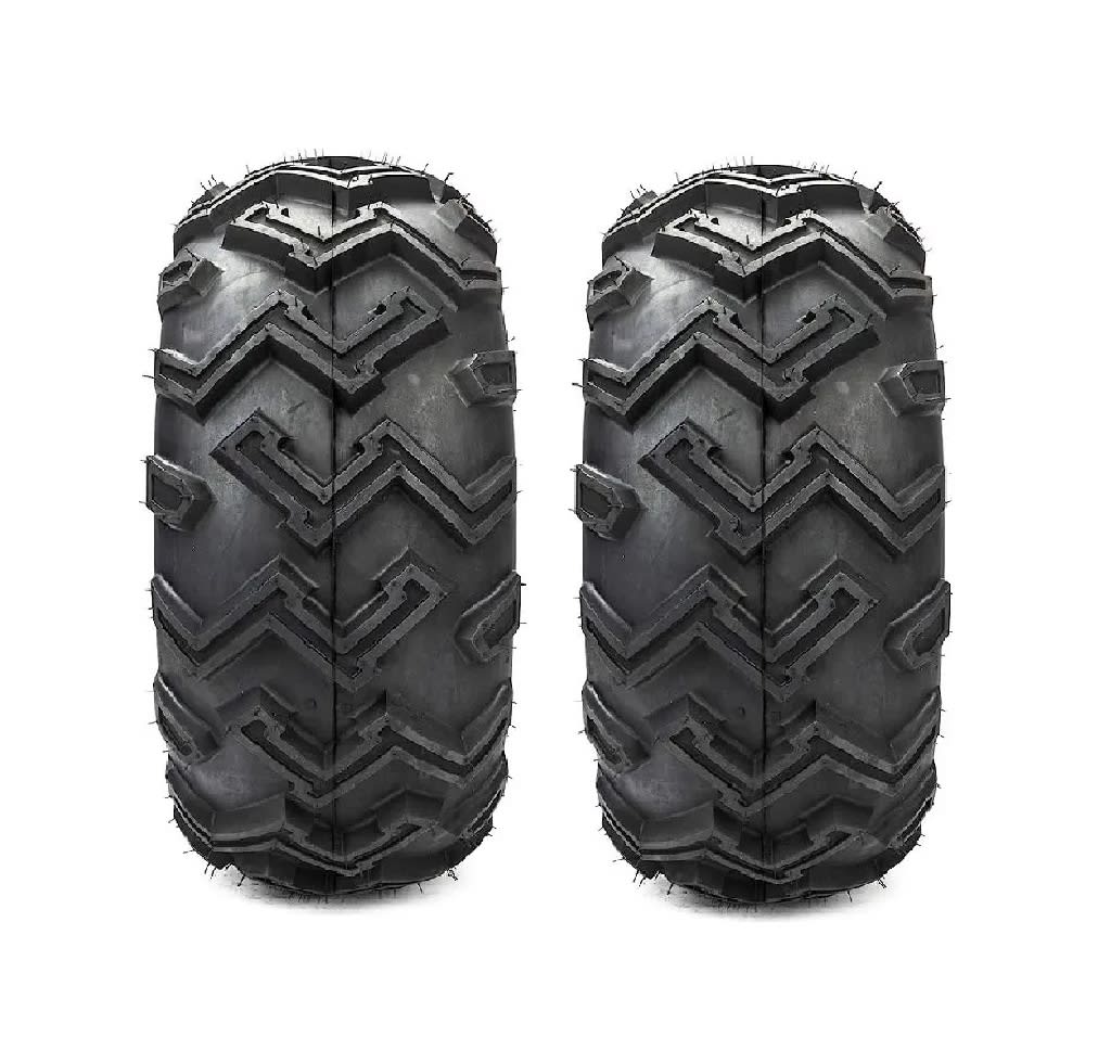 Par Neumático 21x7-10 6ply Duro Excavator Tubuless Atv 0
