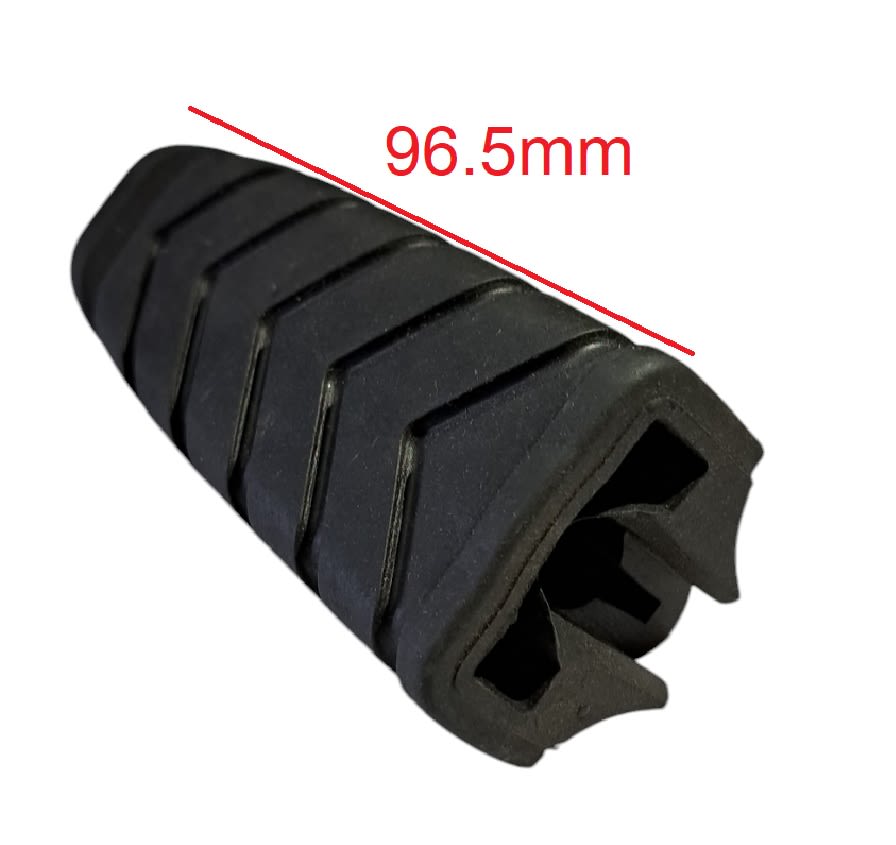 Par Pedales Apoya Pies Delanteros Goma CD11012