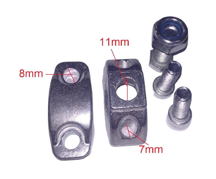 Par Elevador Manubrio 22mm Moto Atv3