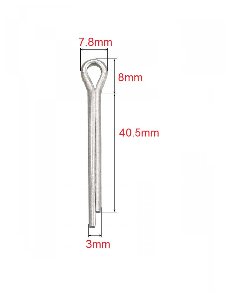 Pasador Chaveta Seguro Tuerca 48.5mm2