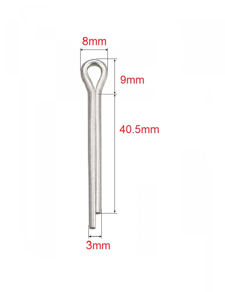 Pasador Chaveta Seguro Tuerca 49.5mm3
