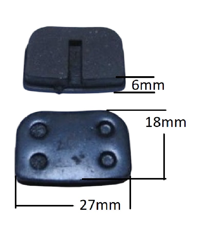Pastilla Freno Caliper U N Moto 49cc2