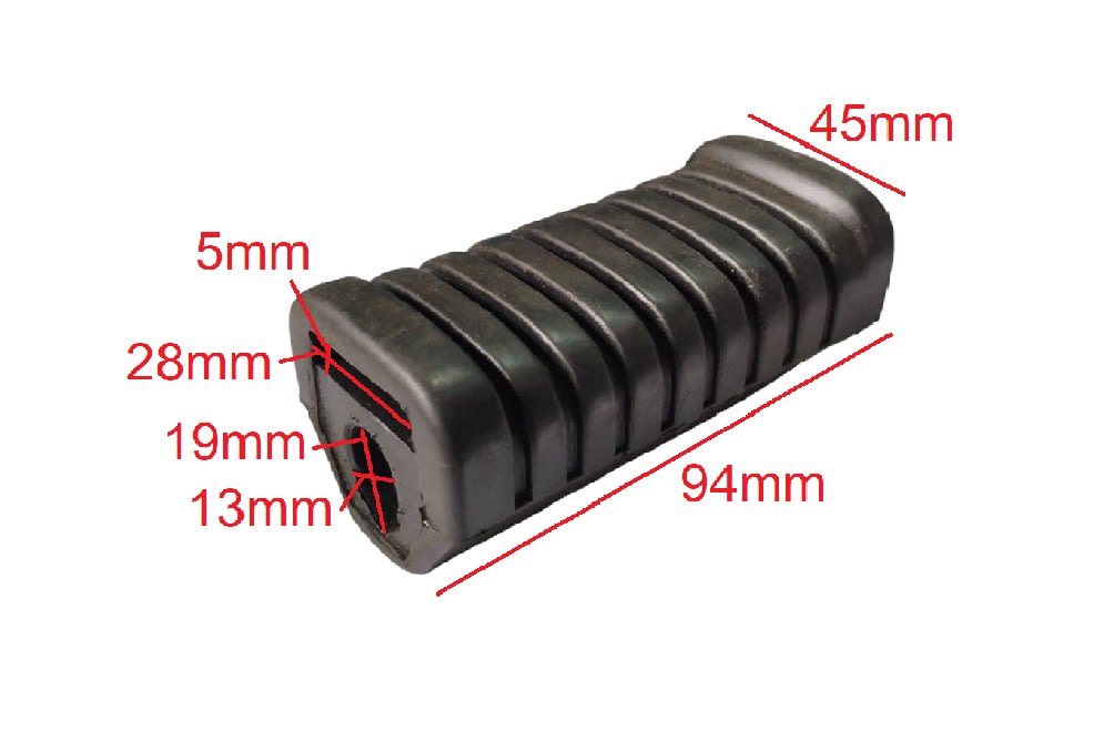 Pedal Apoya Pie Goma 94mm6