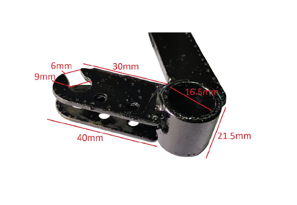 Pedal Freno Moto 240mm3