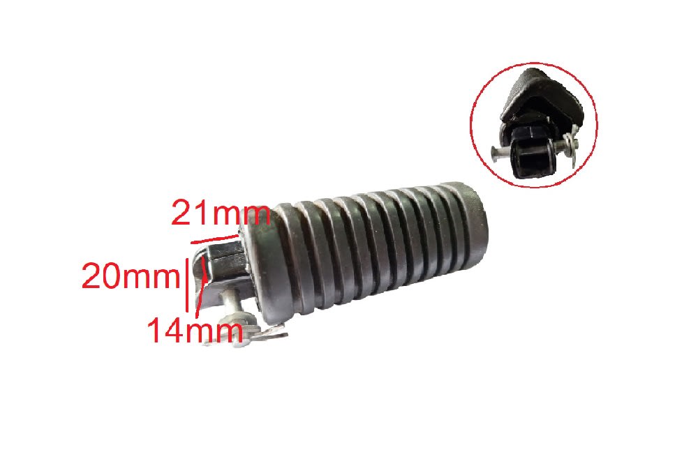 Pedalin Pisadera Apoya Pie Goma2