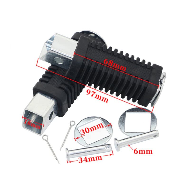 Pedalines Pisaderas Apoya Pie Mini Pocket Goma Par4
