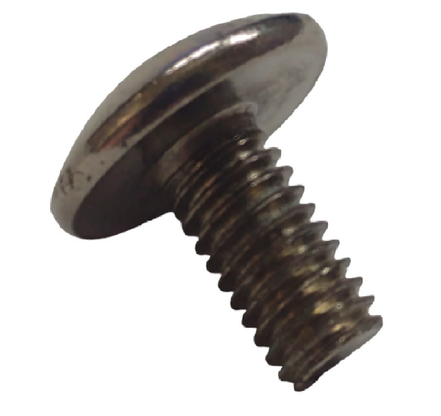 Perno Parker M5x12mm Paso1.0 Cromado Cabeza Sombrero Redonda Plana4