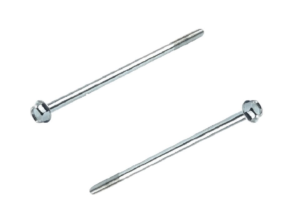 2 Pernos Brida Zincado Hexagonal M8×90 Paso 1.25 0
