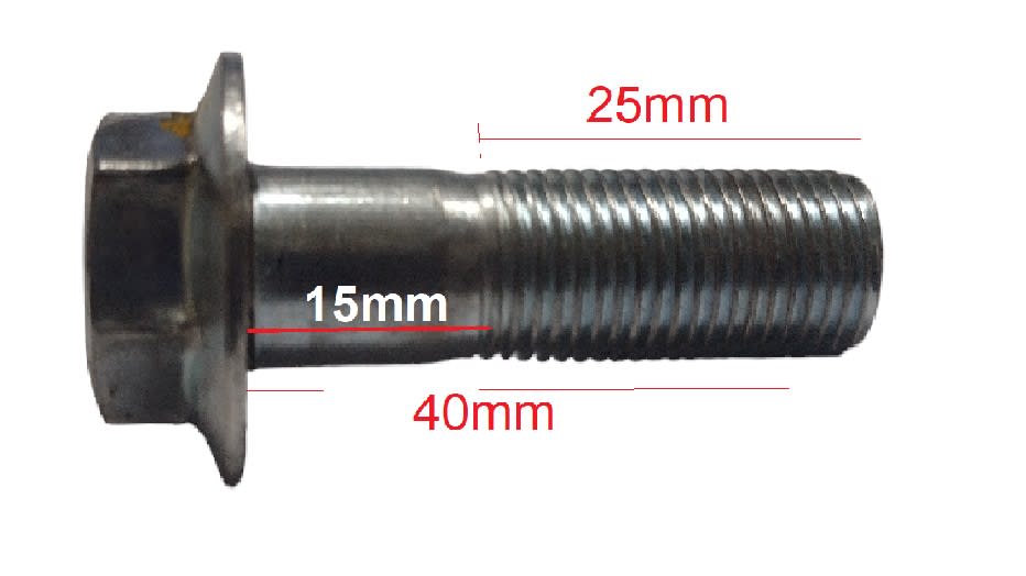 Perno Brida hexagonal 10x40mm paso 1.257