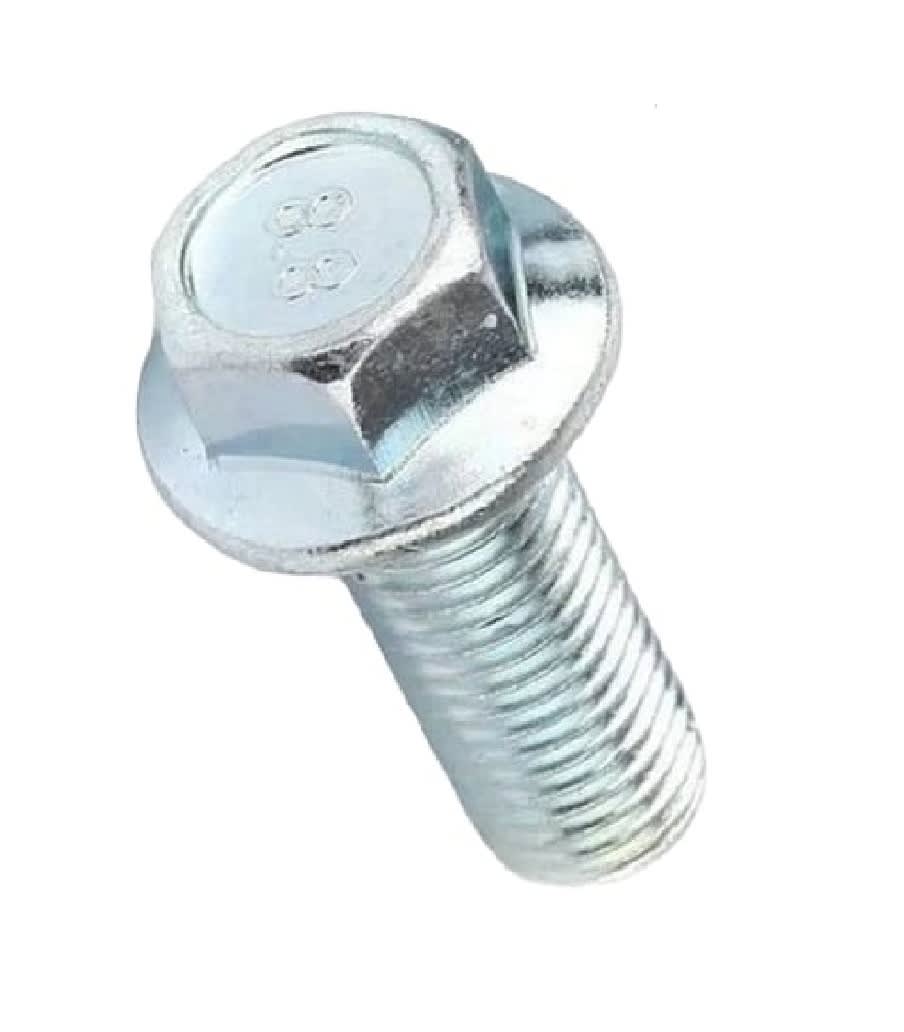 Perno Brida Hexagonal Zincado M8 8x20 Paso 1.25 x 10 Unid.2