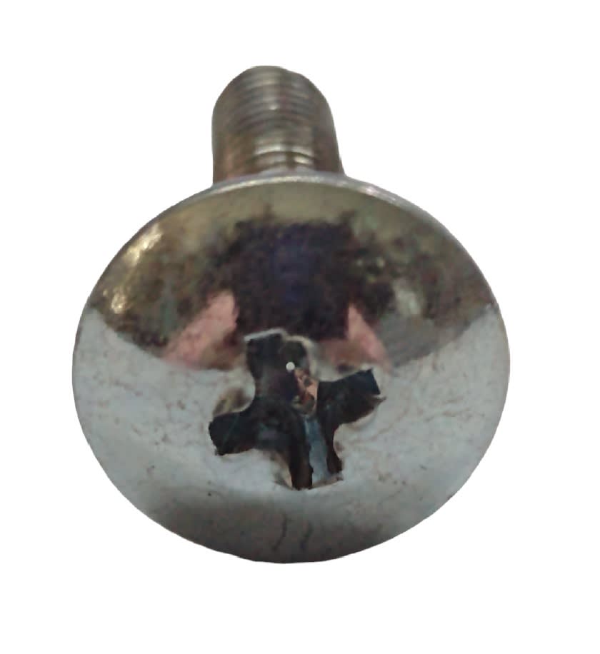 Perno Cabeza Sombrero Cruzado Redonda Plana M5 5x25 Paso 1.06