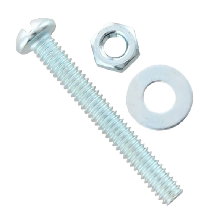 Perno Cocina Zincado 5/32x1 Con Tuerca y Golilla 10 Unid.5