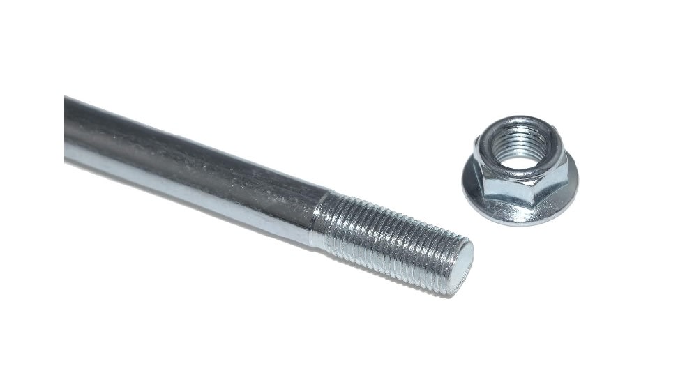 Perno Eje Rueda 12x230mm P1.25 c/Tuerca8