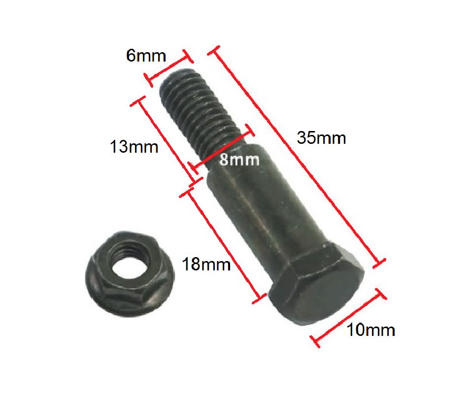Par Perno Manilla 8mm2