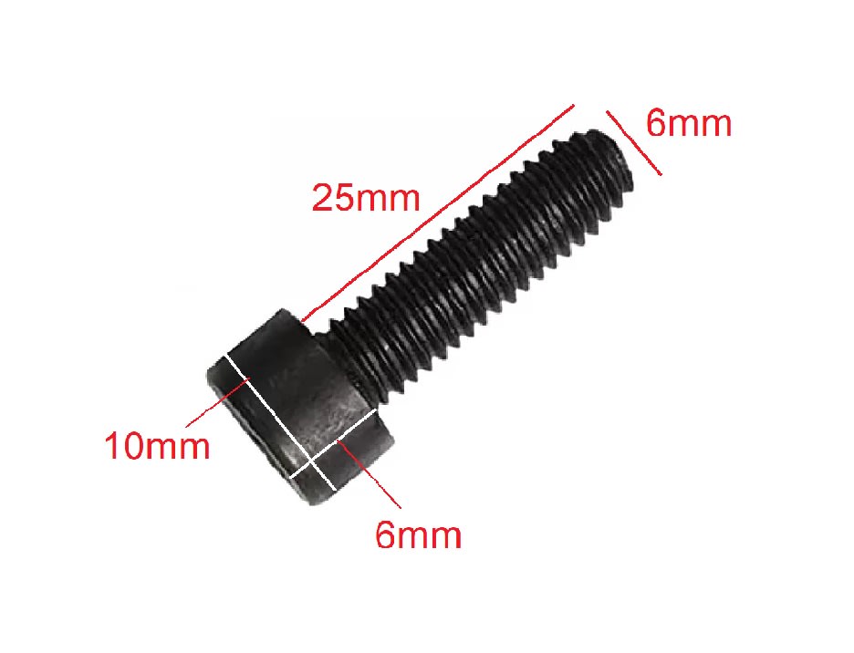 PERNO PARKER M6×25MM P 1.0 ALEN NEGRO2
