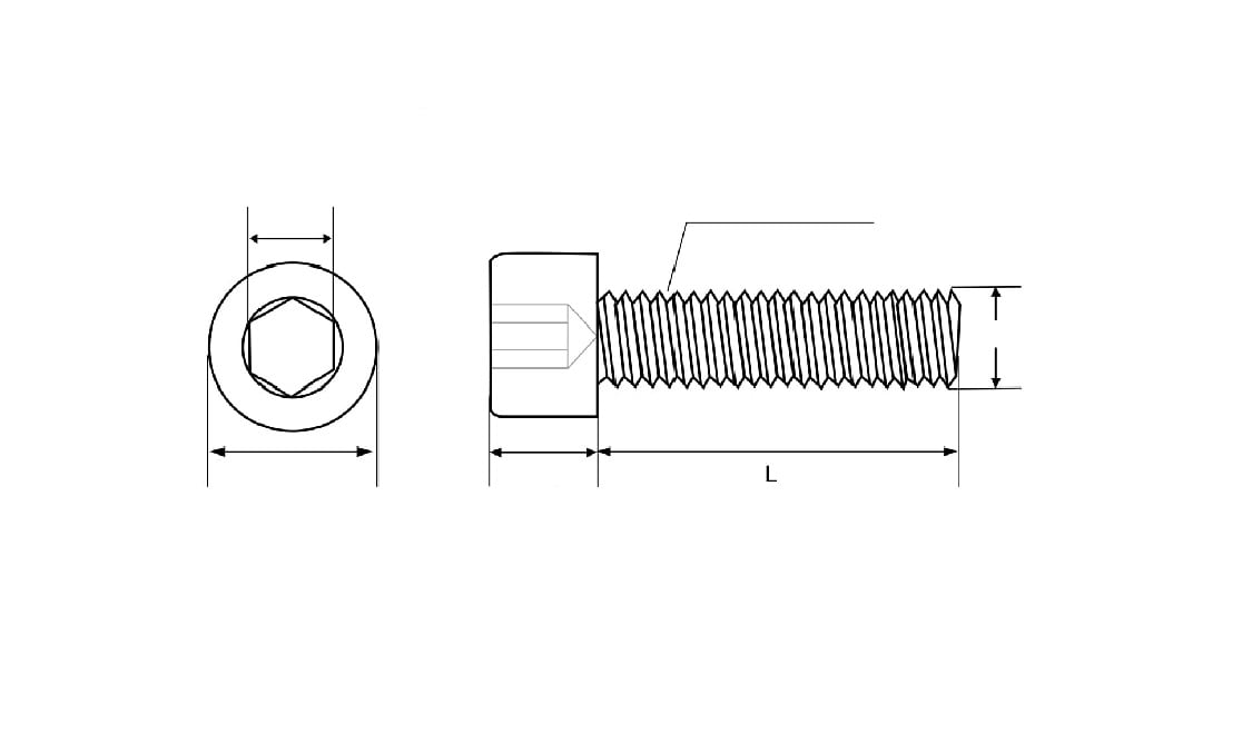 10u Perno Parker M6X16mm P.1 Zincado3