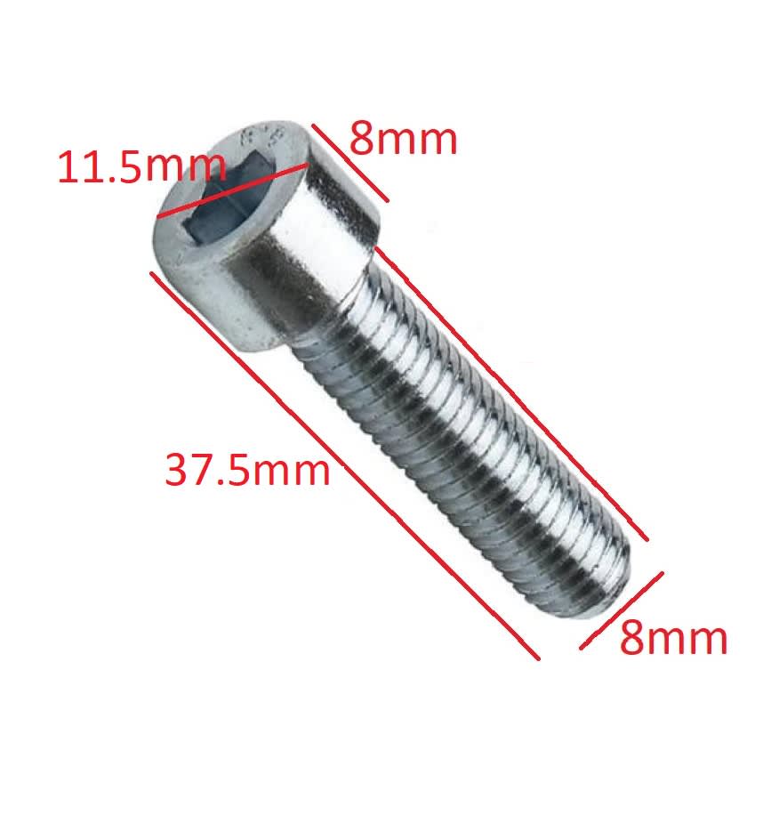 Perno Parker M8X30mm P-1.25 - G-8.82