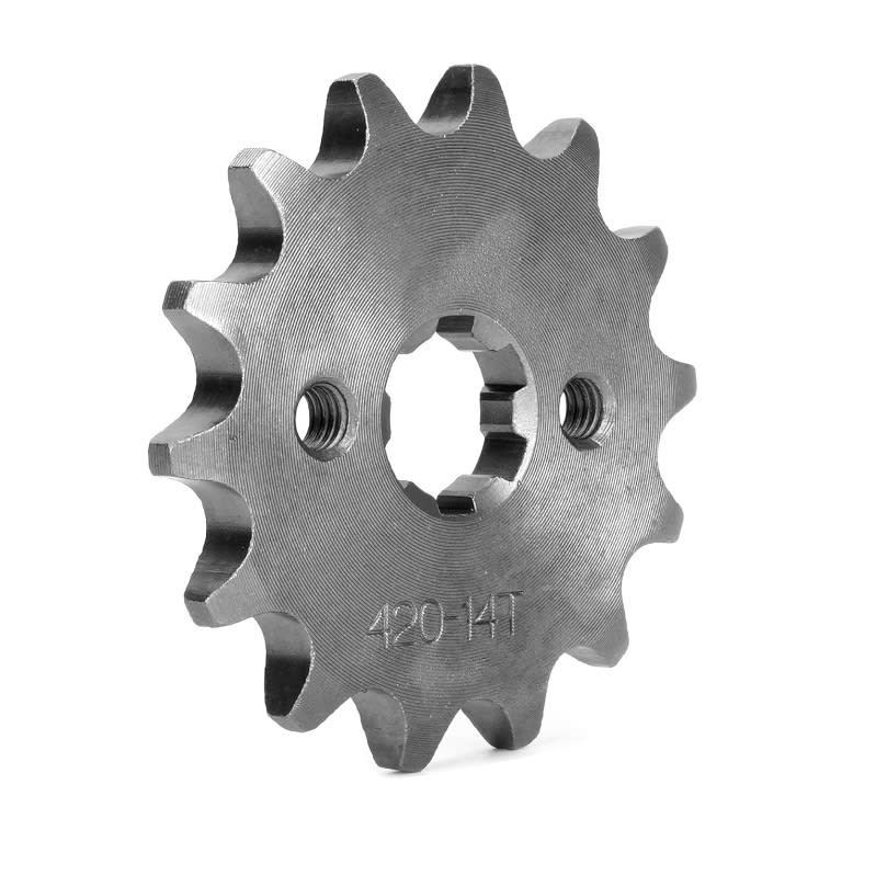 Piñón 420-14T P30 Eje 14-17 Esp-6mm Ataque 0