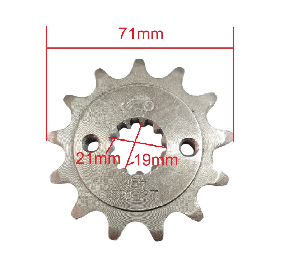 Piñon Ataque 520-13T 2P37 Eje 21mm5