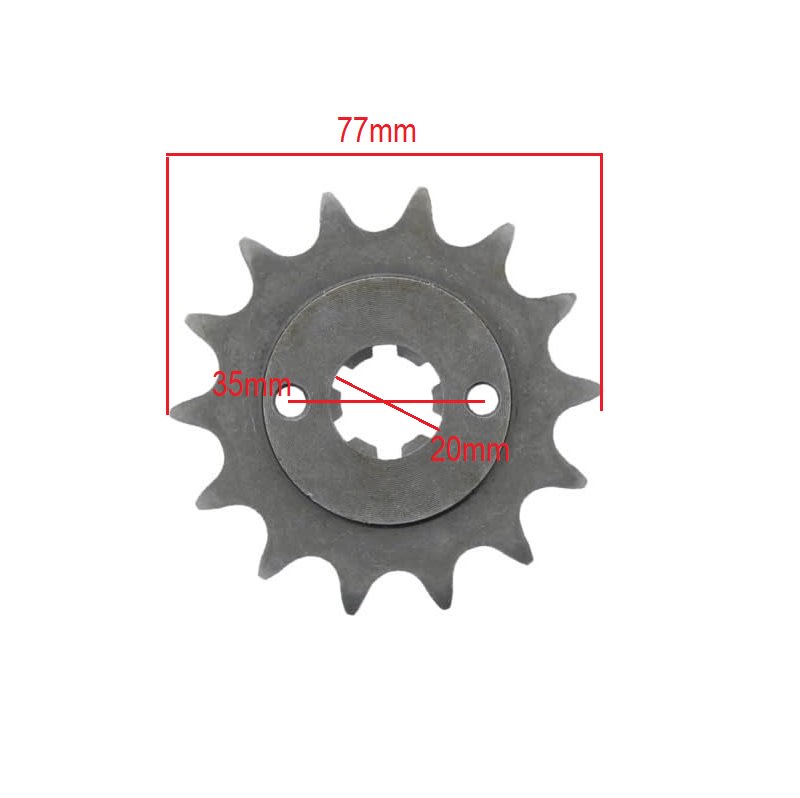 Piñon Ataque 520-14T 2P35 Eje 20mm2