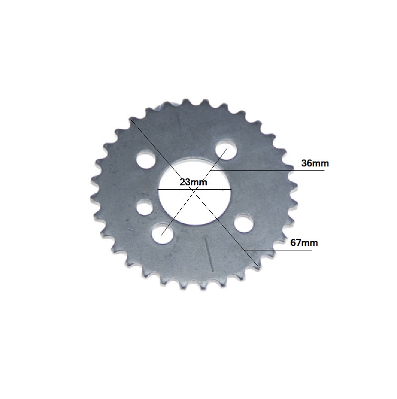 Piñon 25H 32T 4P36mm Distribución GXT2004