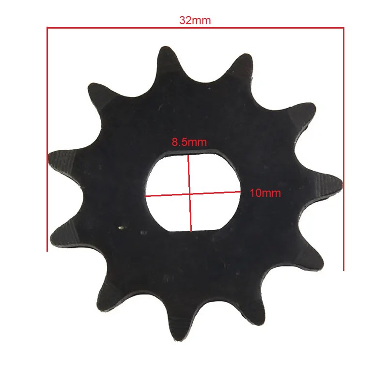 Piñon T8F-11T eje 10 moto atv4