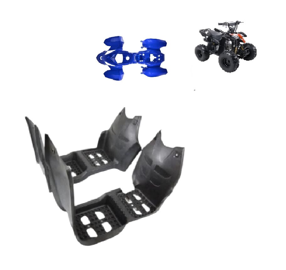 Pisaderas Plástica Izquierda y Derecha ATV 110cc – 125cc3
