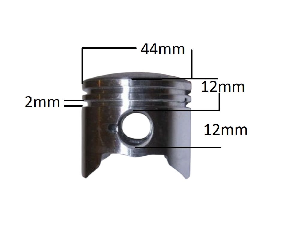 Piston 44mm Motor 49cc 2T2