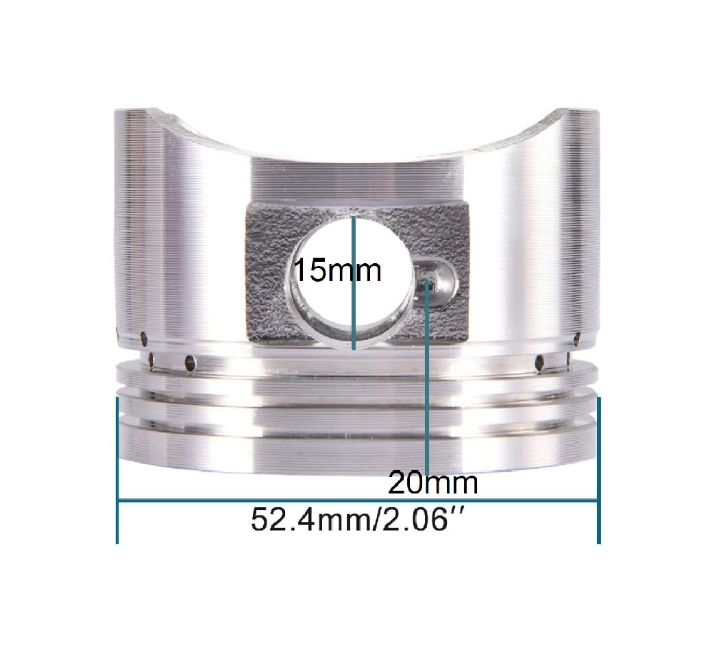 Piston 52.4mm Motor GY6 1253