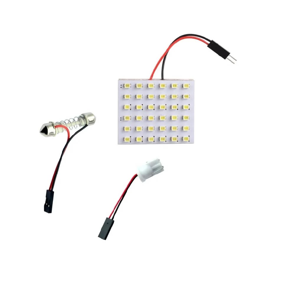 Placa 36 Led Smd Dc-12v Alto Brillo Energía Solar 0