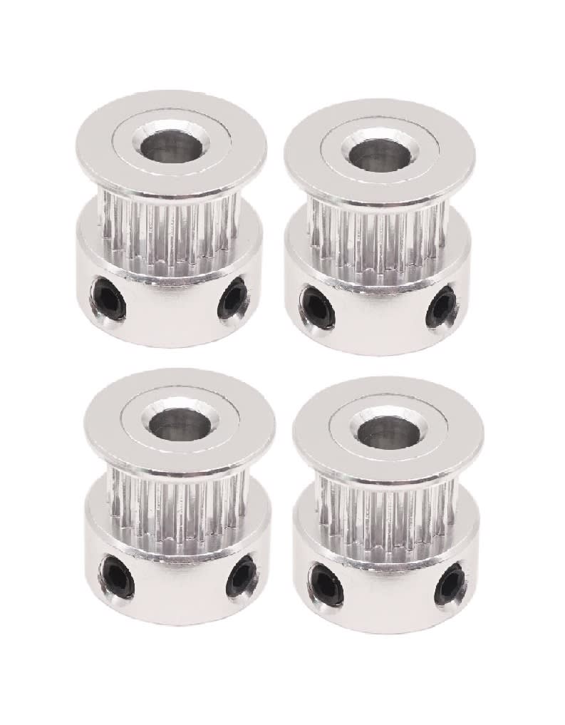 4 Poleas Distribución Dentada GT2 20 Dientes 5mm 0