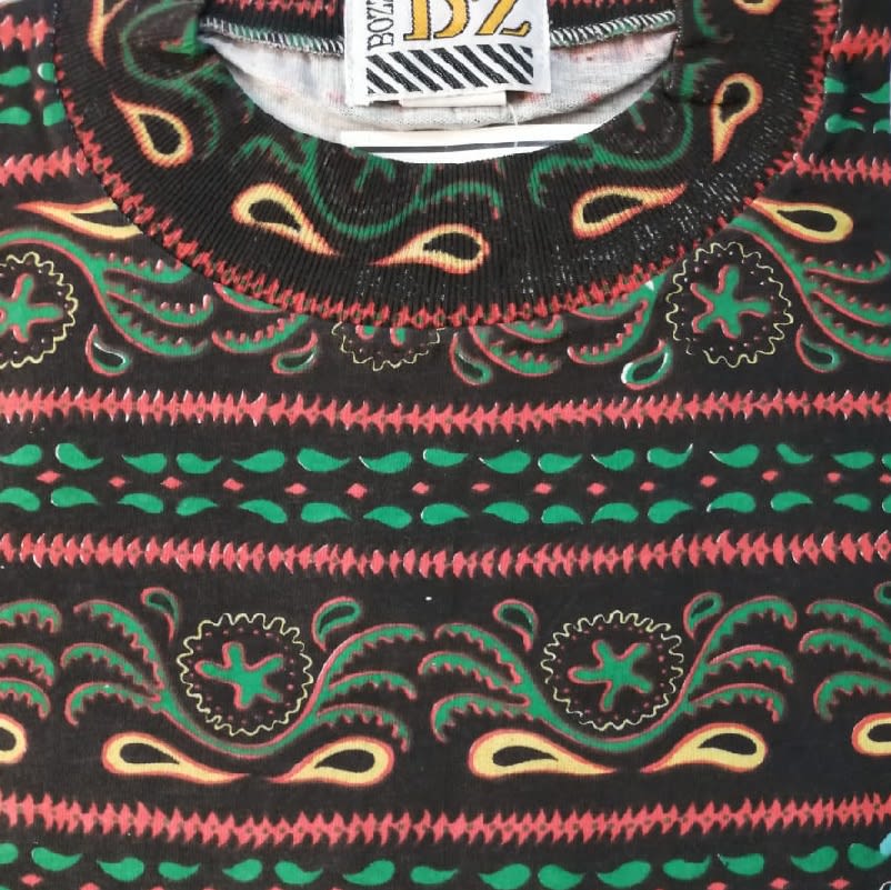 Polera Estampada M/C BZ-3 T-M verde3