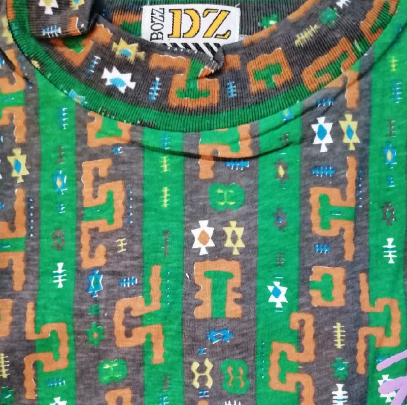 Polera Estampada M/C DZ-9 T-L Verde3