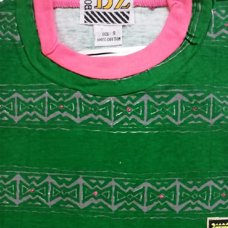 Polera Estampada M/C BZ-6 CU T-M Verde3