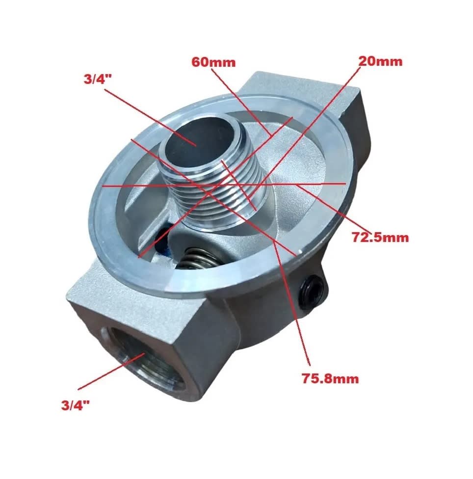 Porta Filtro de Fluido H3